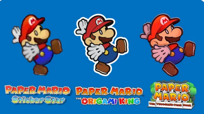 Mario shocked poses
