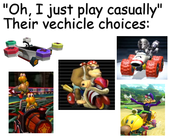 Mario Kart competitive