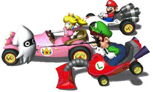 Mario Kart DS splash