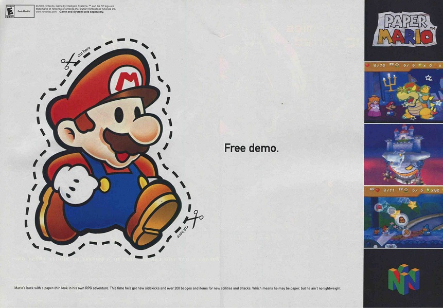 Paper Mario 64 promo