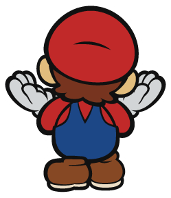 Paper Mario back sprite