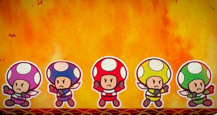 paper mario characters toad