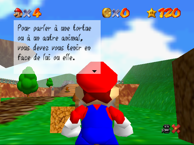 Fench SM64 text