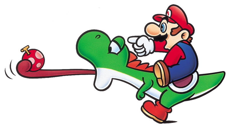 Yoshi eating berry